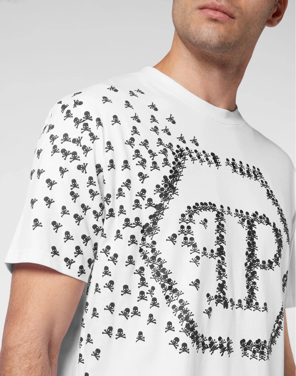 T-shirt Round Neck SS Skull&Bones, цвет: Белый