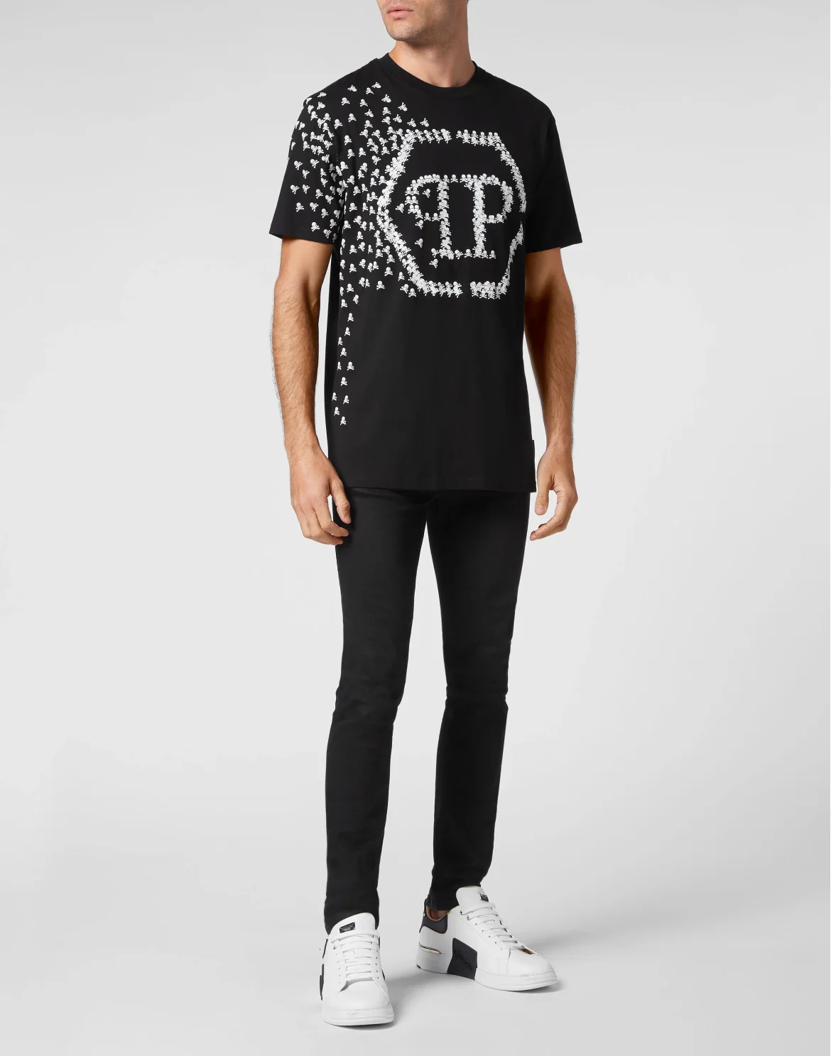 T-shirt Round Neck SS Skull&Bones, цвет: Черный