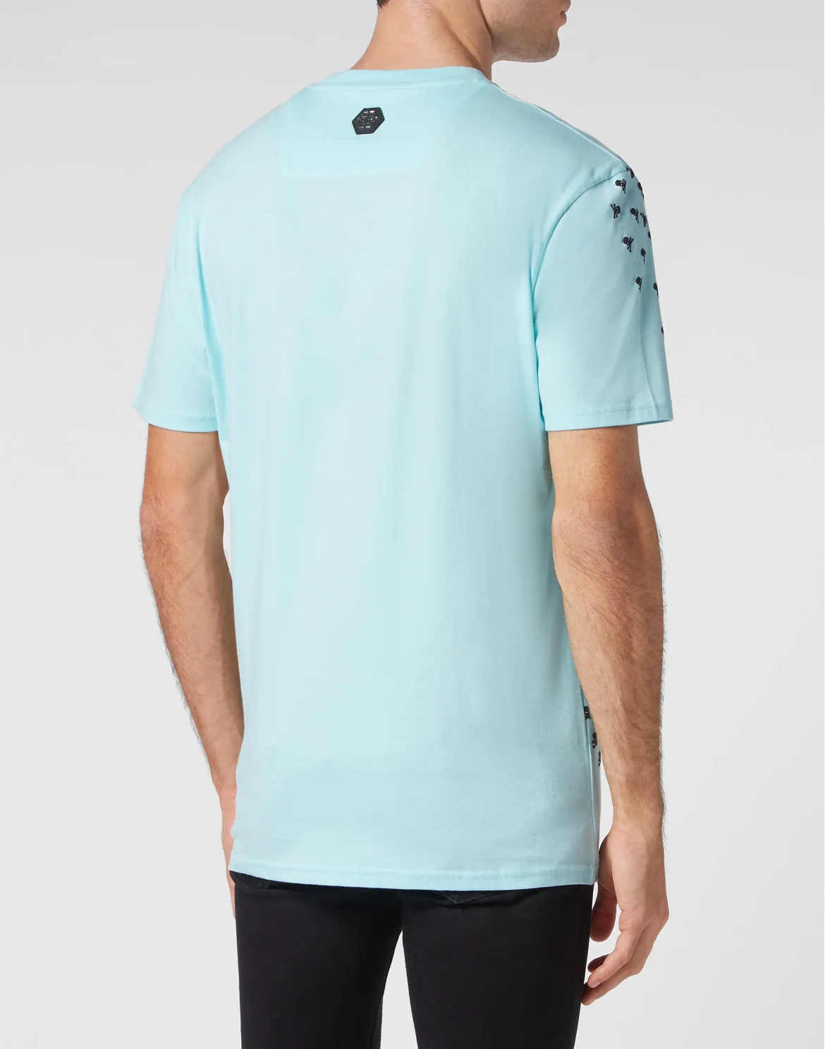 T-shirt Round Neck SS Skull&Bones, цвет: Голубой