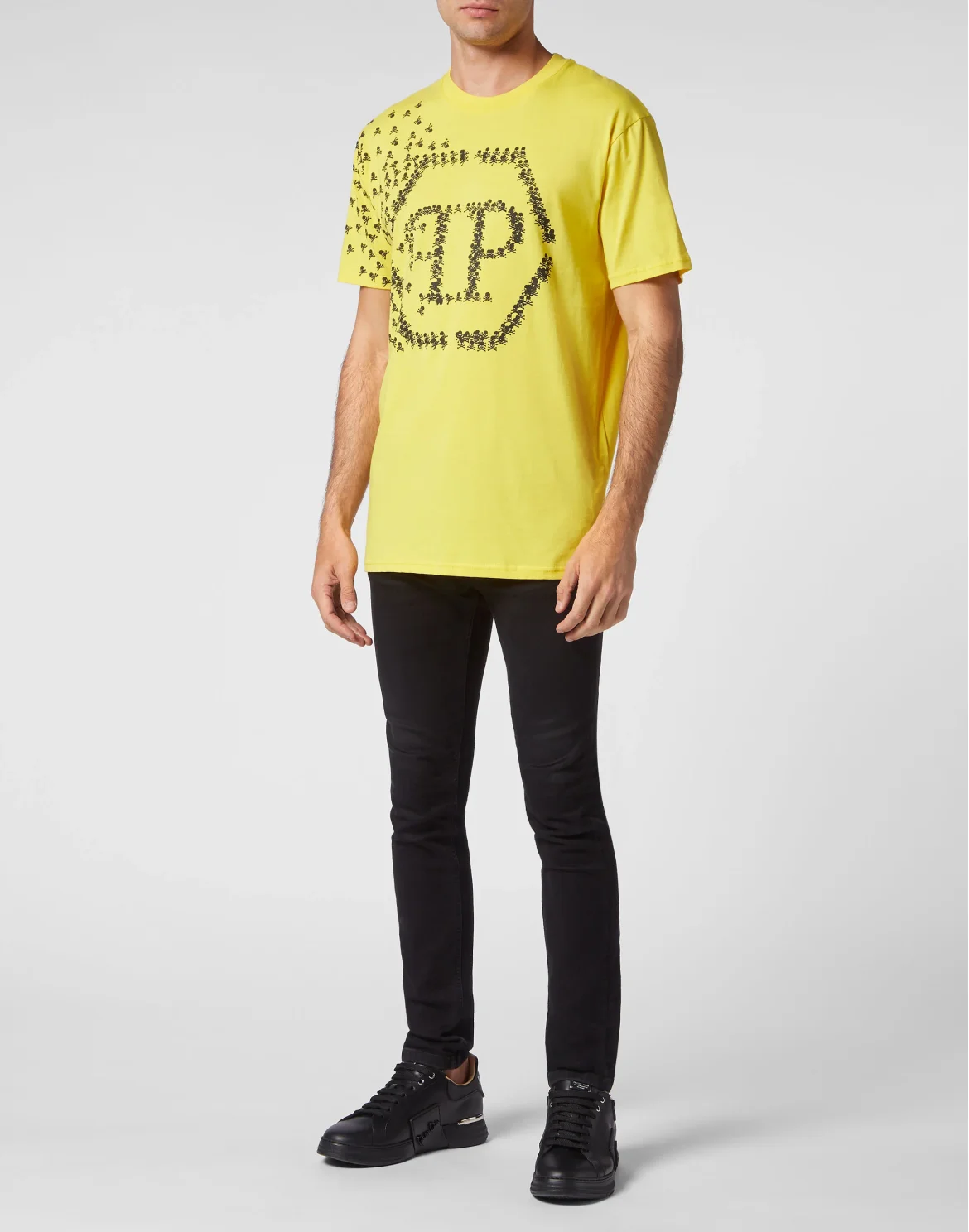 T-shirt Round Neck SS Skull&Bones, цвет: Желтый