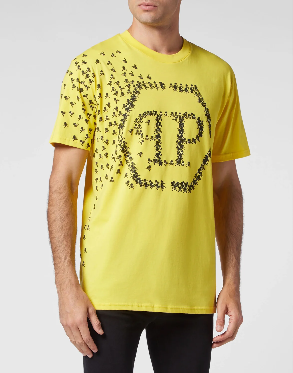 T-shirt Round Neck SS Skull&Bones, цвет: Желтый
