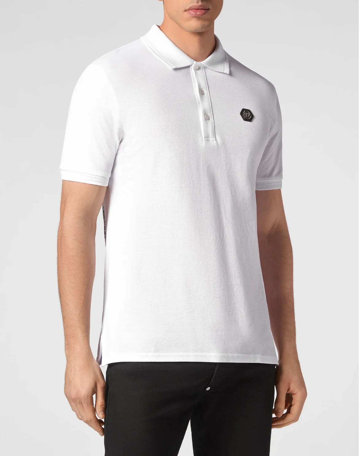 Slim Fit Polo shirt SS Snake, цвет: Белый