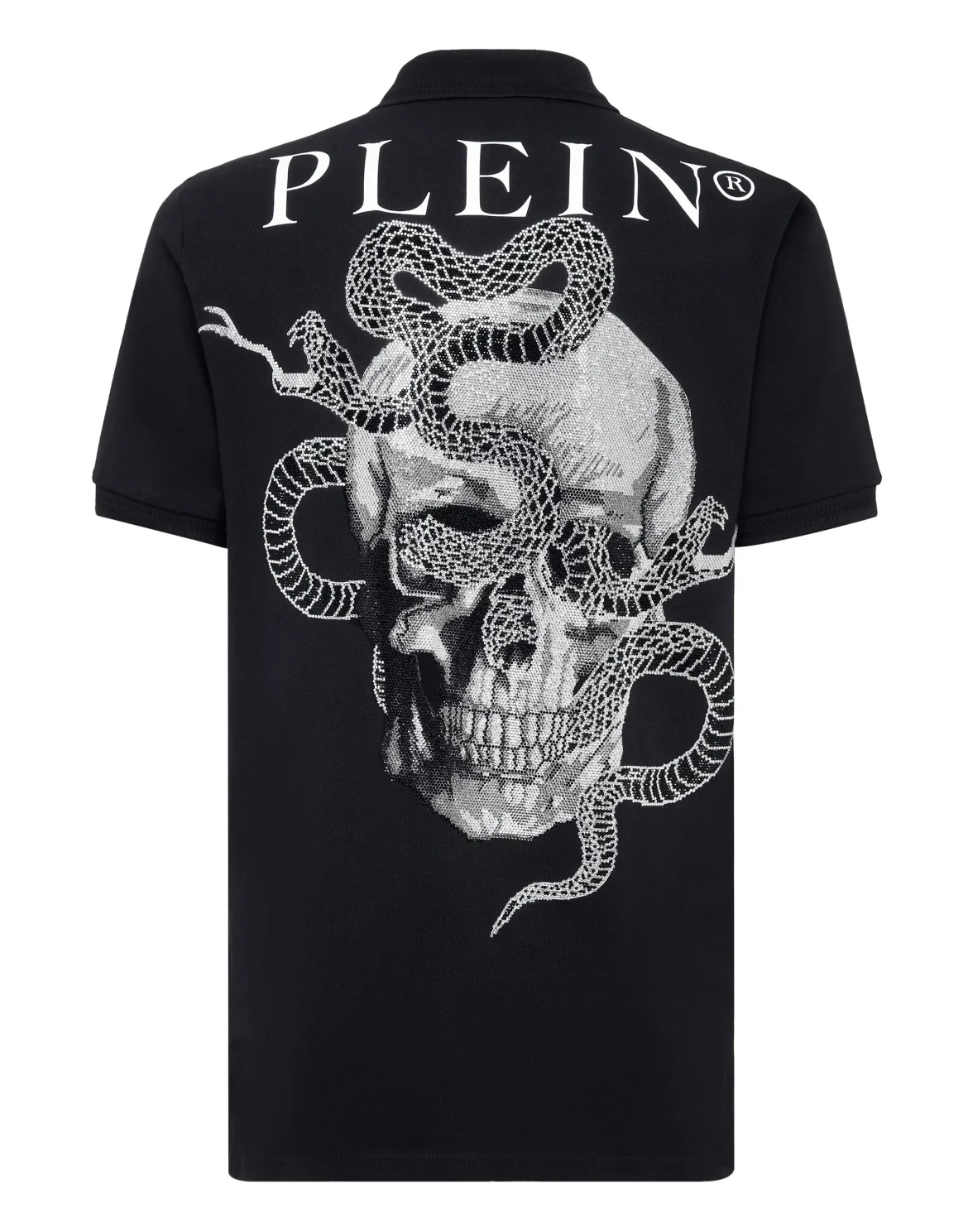 Slim Fit Polo shirt SS Snake, цвет: Черный