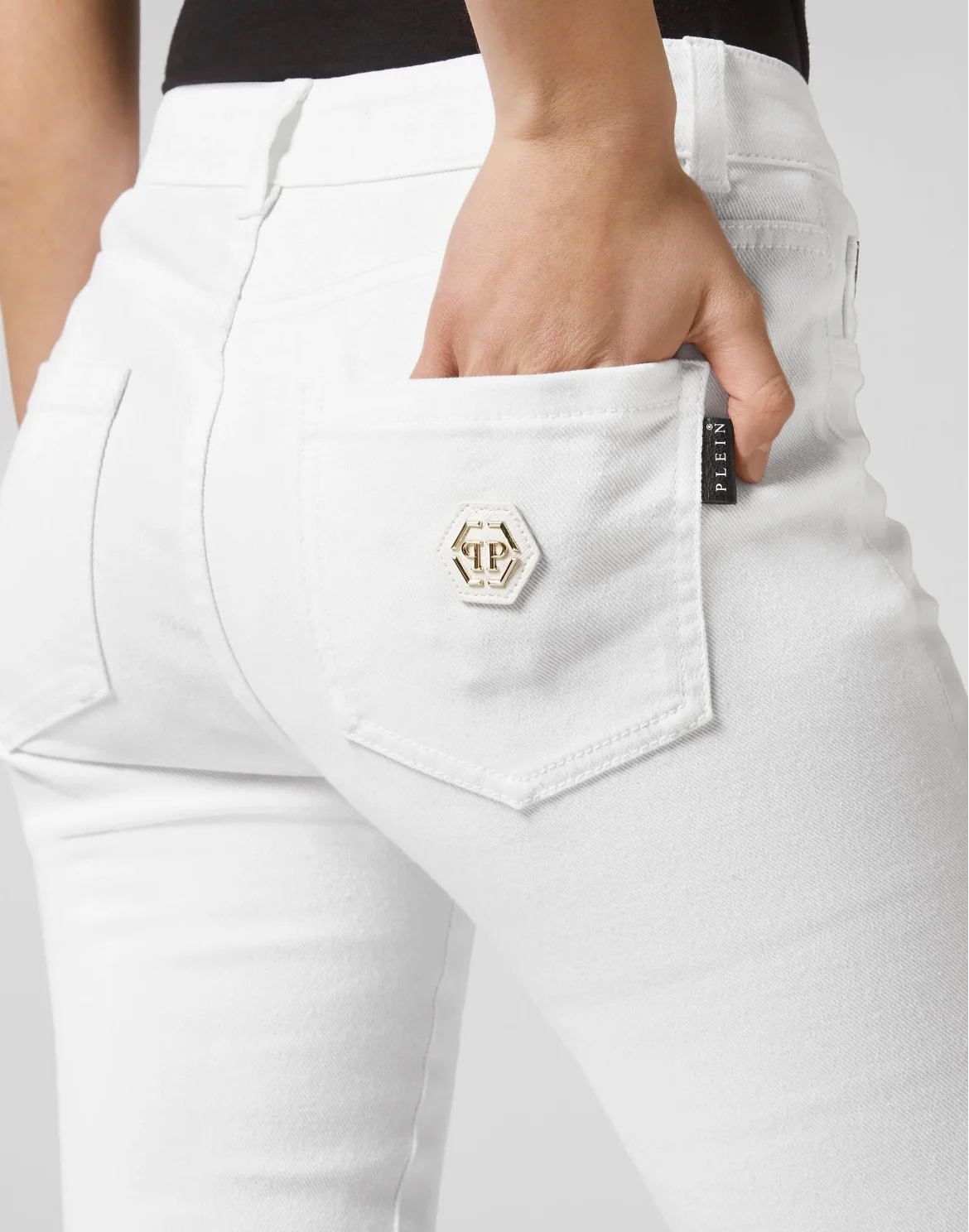 Denim Jeggings, цвет: Белый