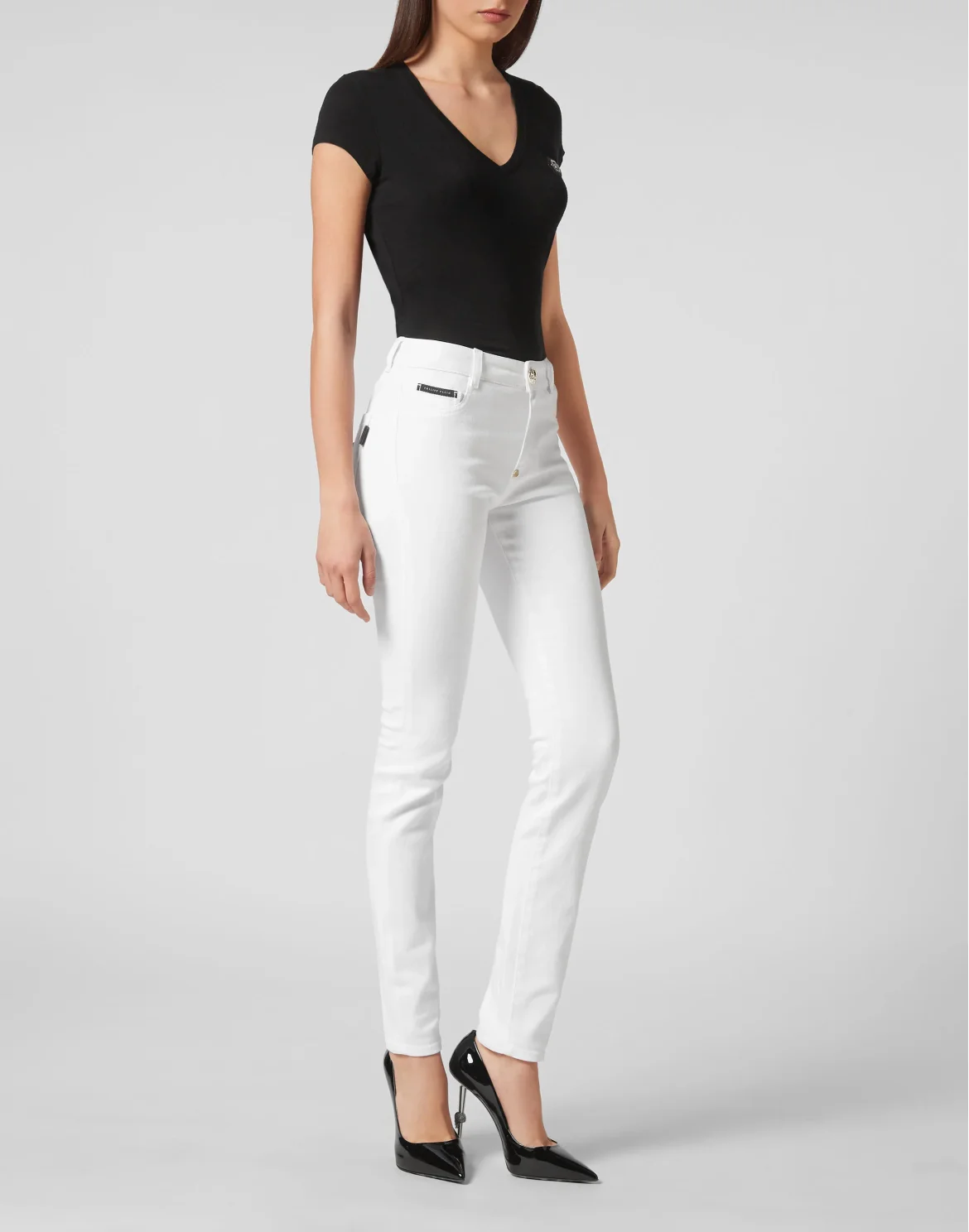 Denim Jeggings, цвет: Белый