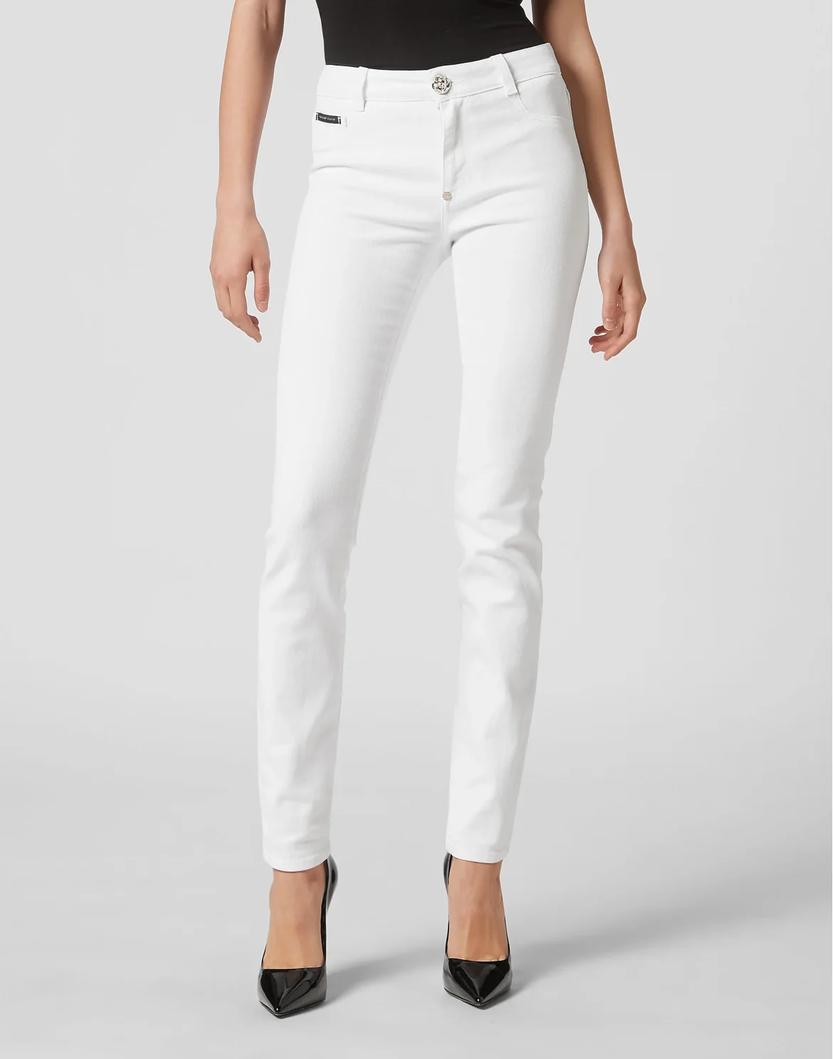 Denim Jeggings, цвет: Белый