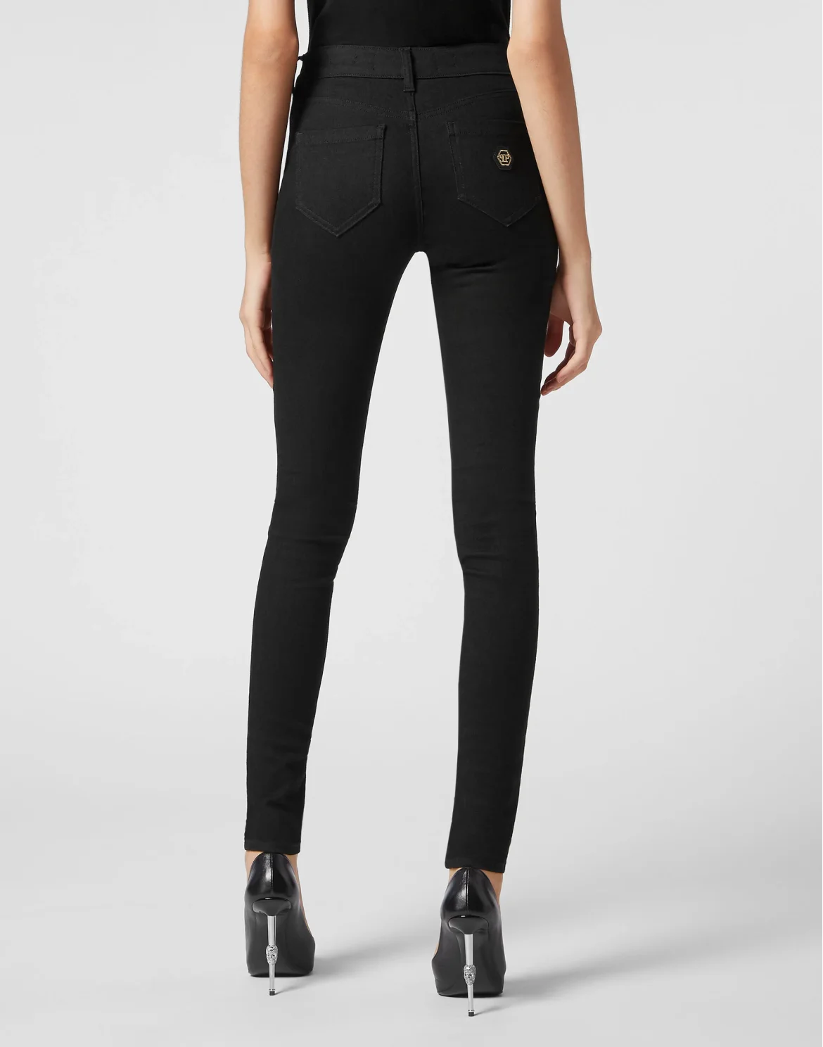 Denim Jeggings, цвет: Черный