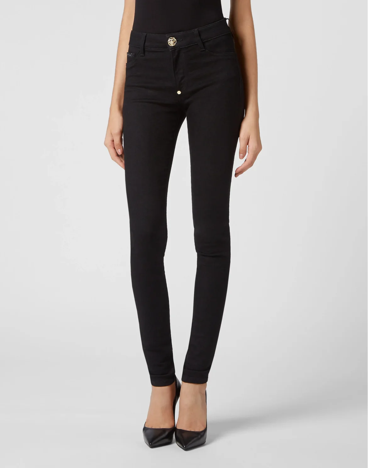 Denim Jeggings, цвет: Черный