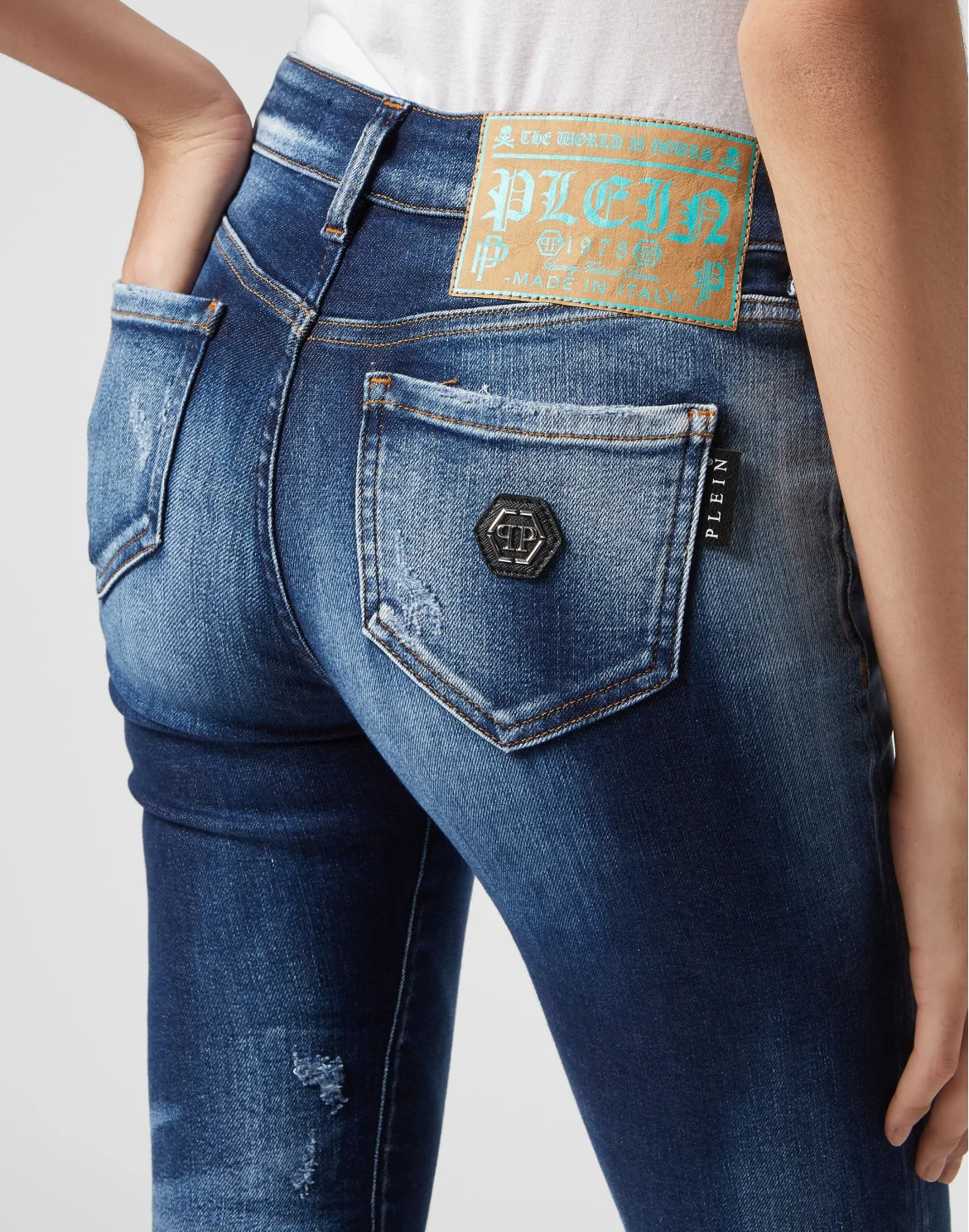 Denim Jeggings, цвет: Синий