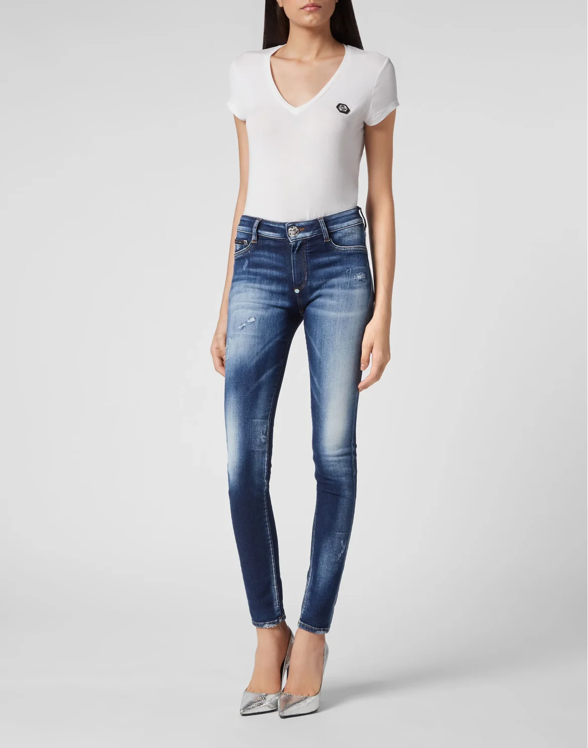 Denim Jeggings, цвет: Синий
