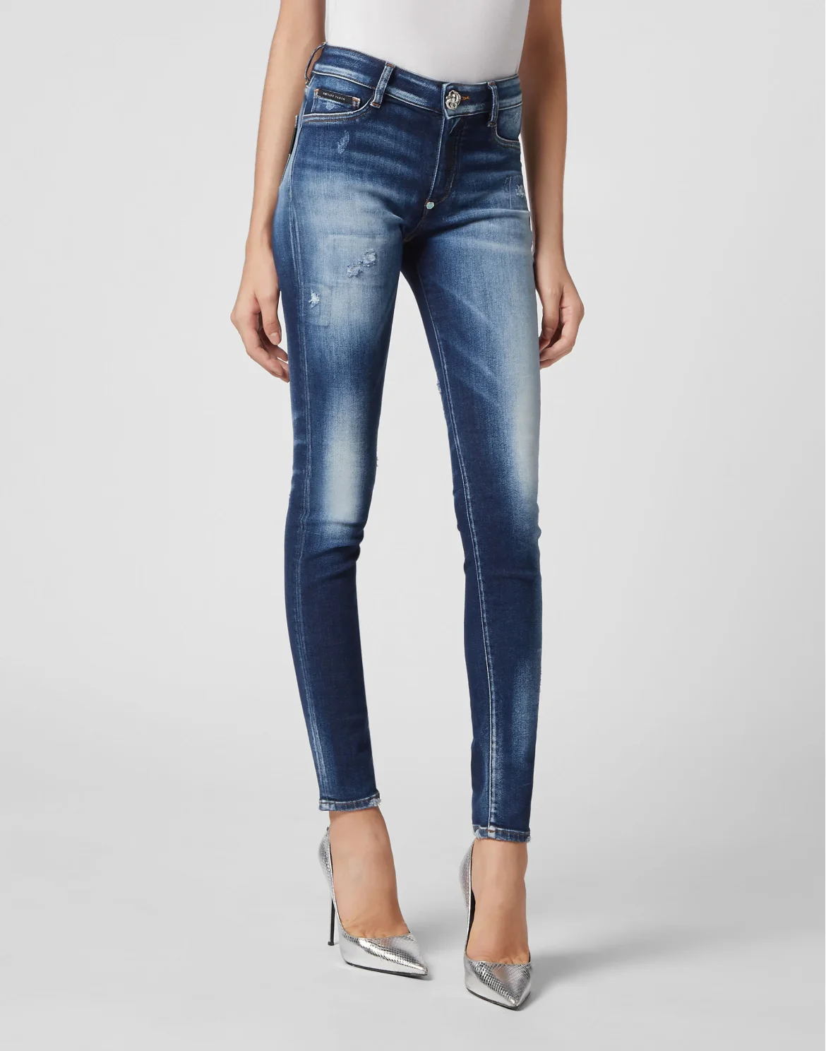 Denim Jeggings, цвет: Синий