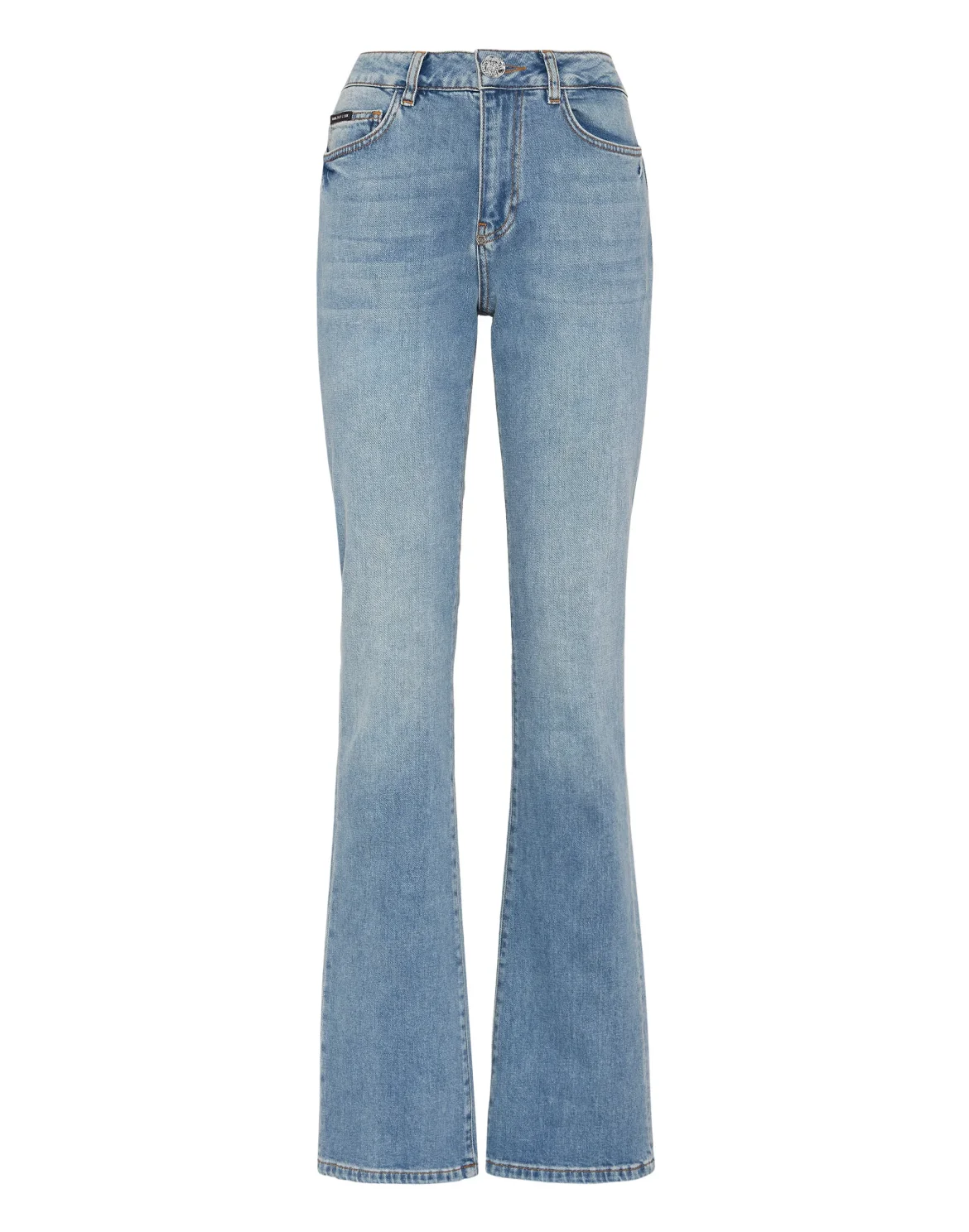 Denim Flare Trousers, цвет: Синий