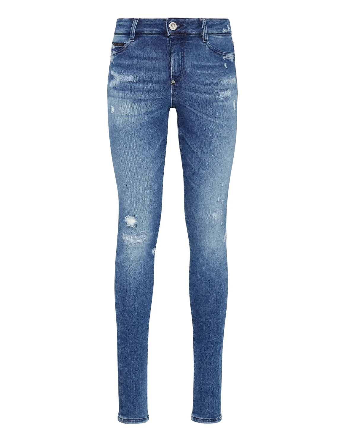 Denim Jeggings Skull&Bones, цвет: Синий