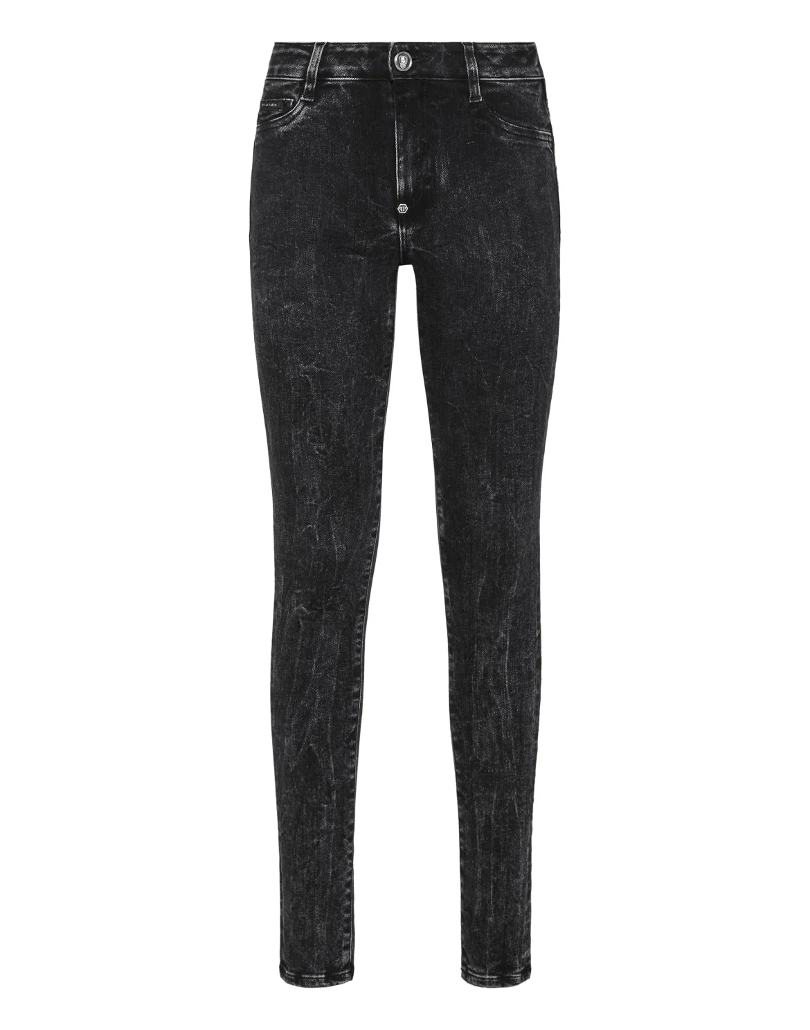 Denim Jeggings Skull&Bones, цвет: Черный