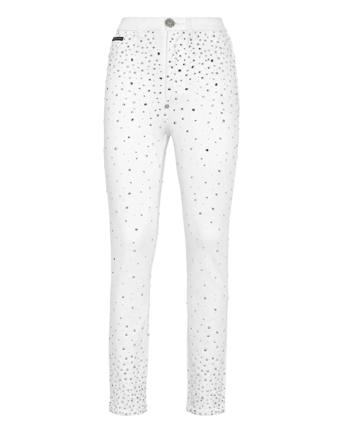 Denim Super High Waist Jegging Crystal Rain, цвет: Белый