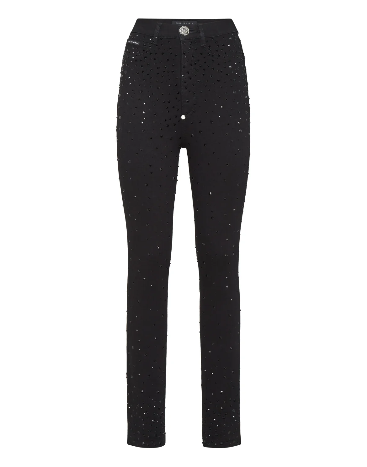Denim Super High Waist Jegging Crystal Rain, цвет: Черный
