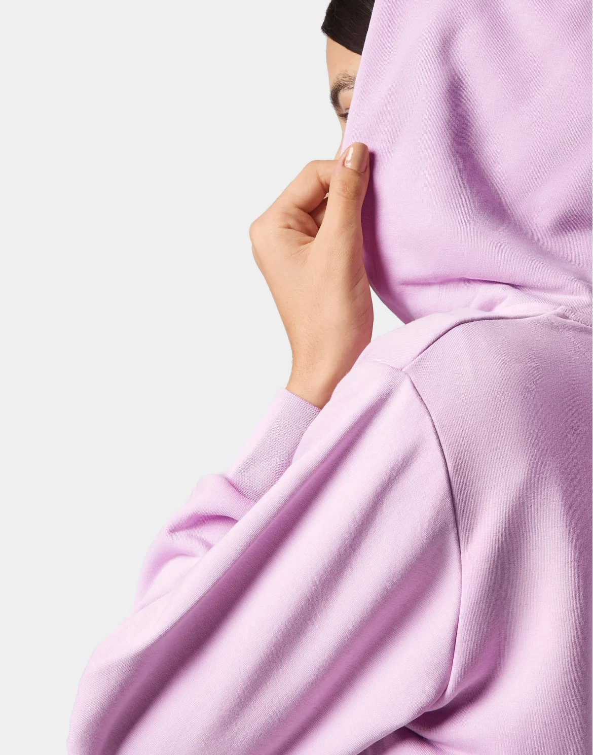 Cropped Hoodie Sweatjacket Stones, цвет: Розовый