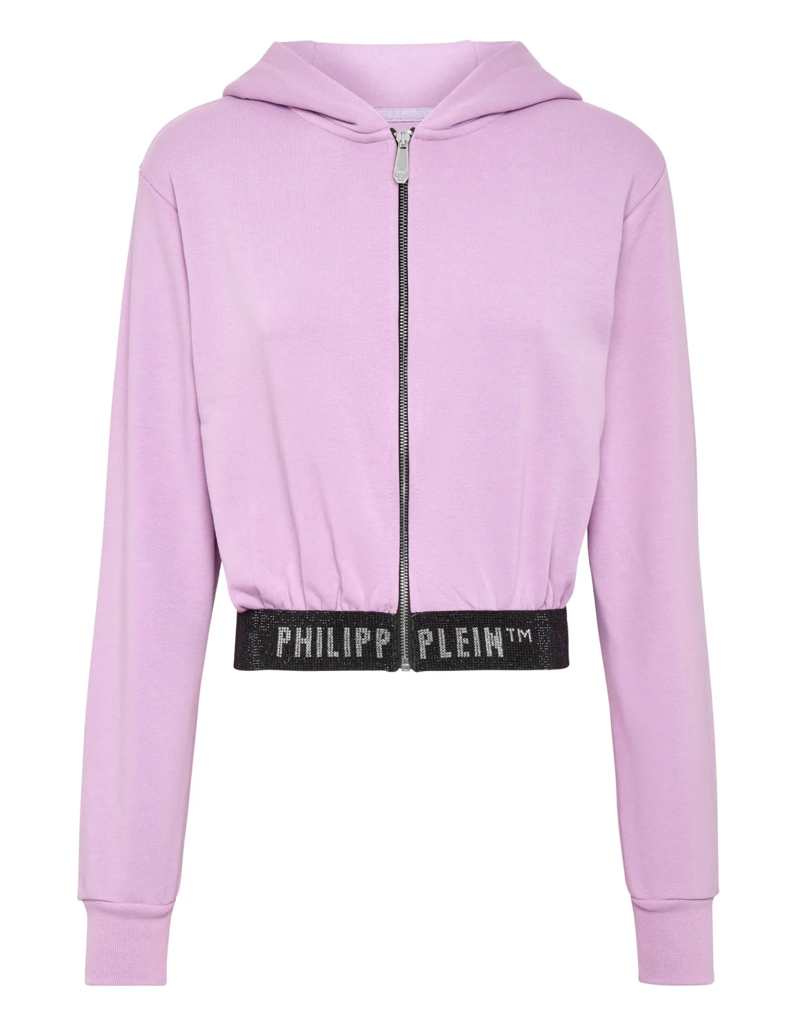Cropped Hoodie Sweatjacket Stones, цвет: Розовый