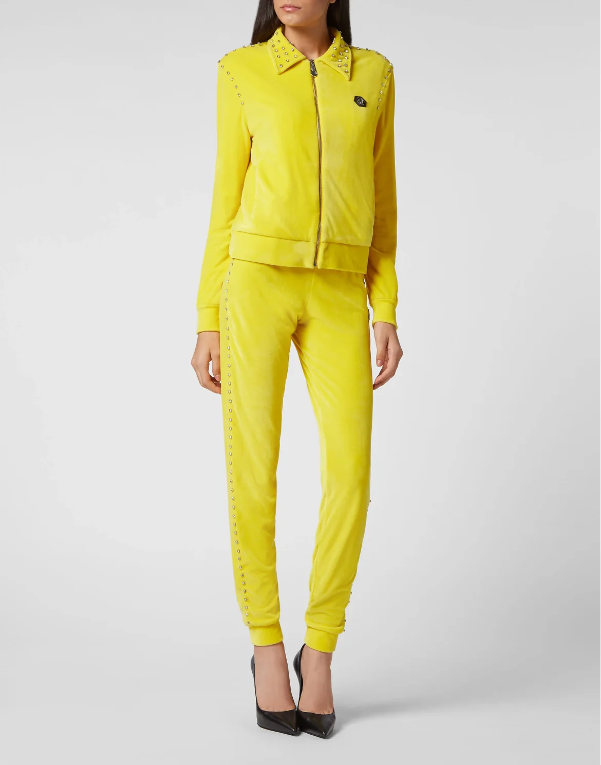 TRACKSUIT: ZIP-UP JACKET + JOGGING PANTS STONES, цвет: Желтый