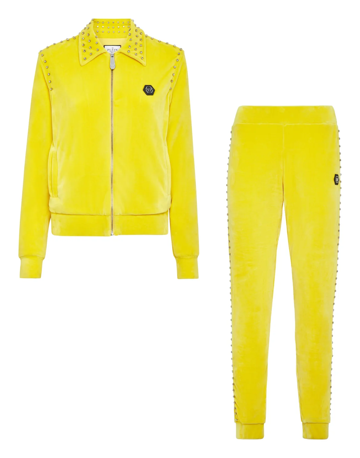 TRACKSUIT: ZIP-UP JACKET + JOGGING PANTS STONES, цвет: Желтый