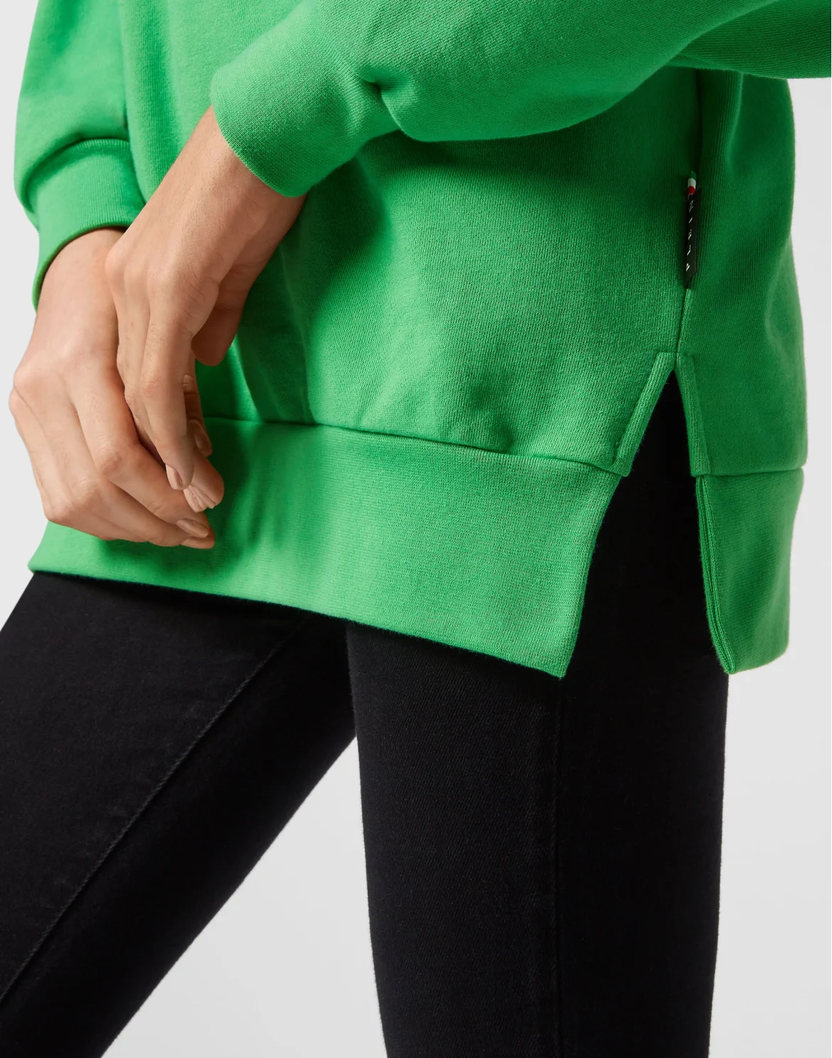 Oversize Sweatshirt LS Stones, цвет: Зеленый