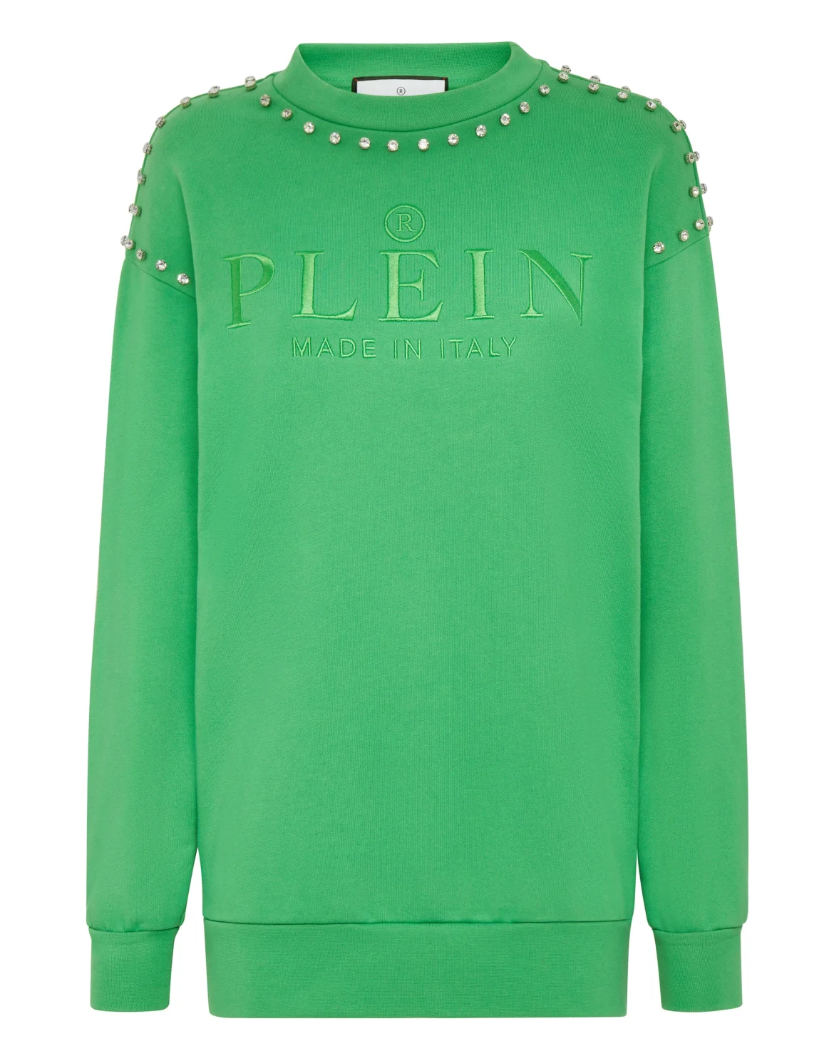 Oversize Sweatshirt LS Stones, цвет: Зеленый