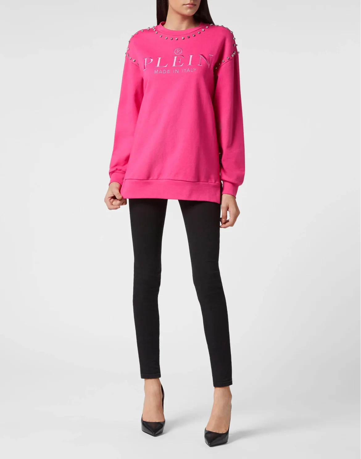 Oversize Sweatshirt LS Stones, цвет: Розовый