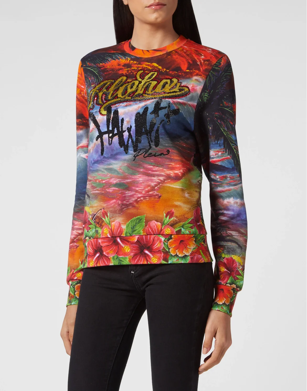 Sweatshirt LS Hawaii, цвет: Мультиколор