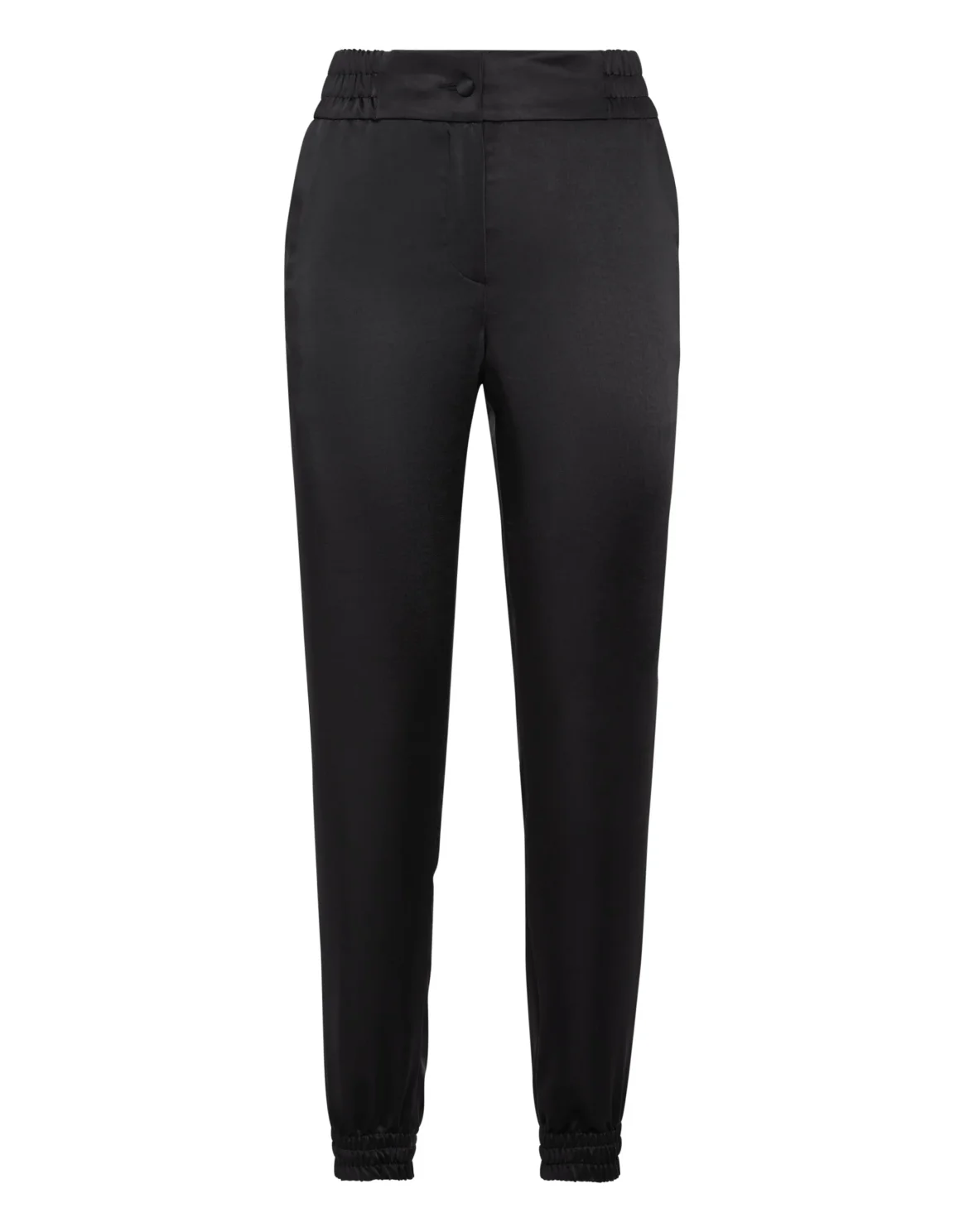 Satin Jogging Trousers, цвет: Черный