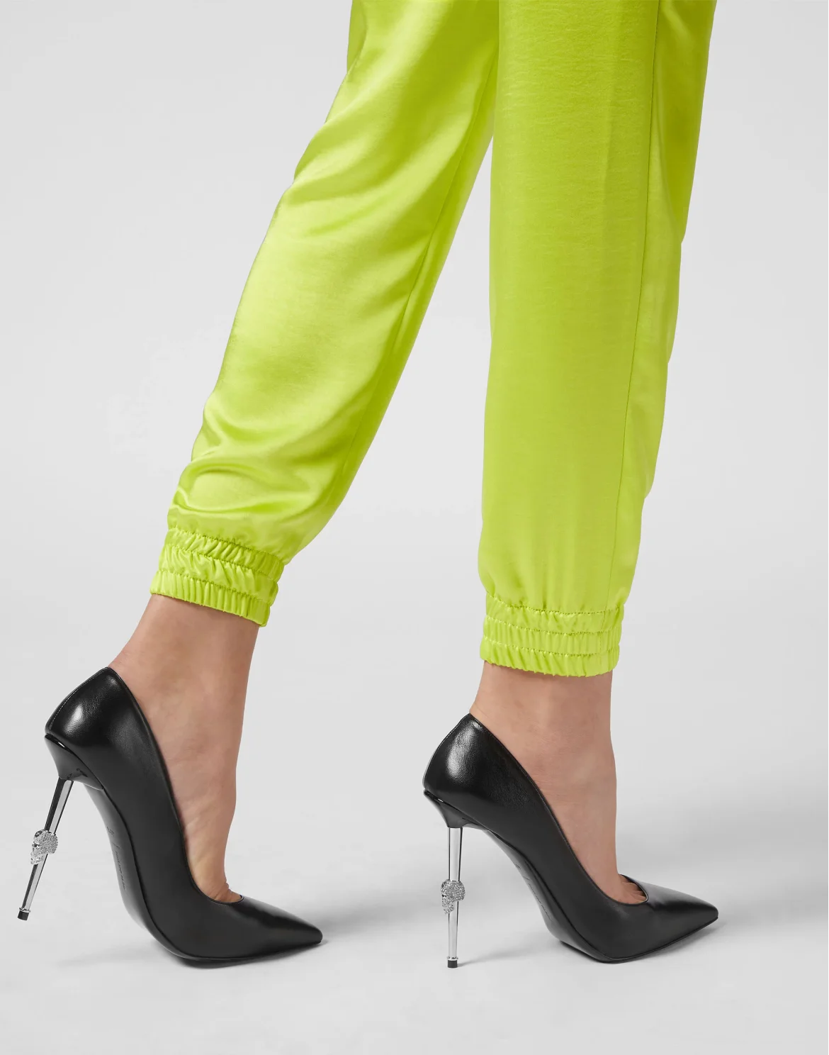 Satin Jogging Trousers, цвет: Желтый