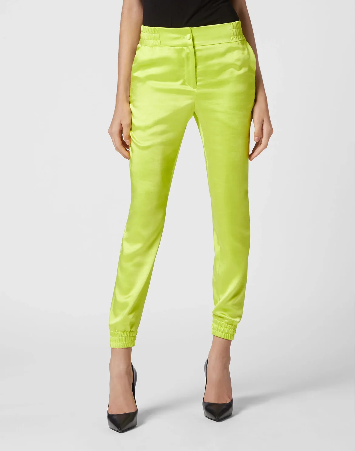 Satin Jogging Trousers, цвет: Желтый