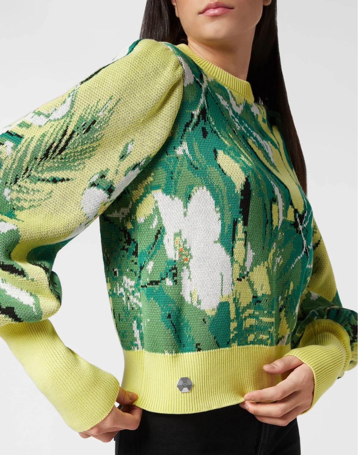 Jacquard Pullover LS Hawaii, цвет: Желтый