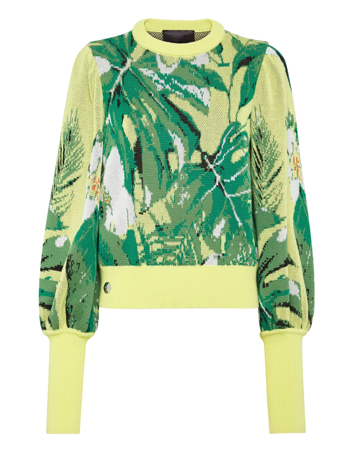 Jacquard Pullover LS Hawaii, цвет: Желтый