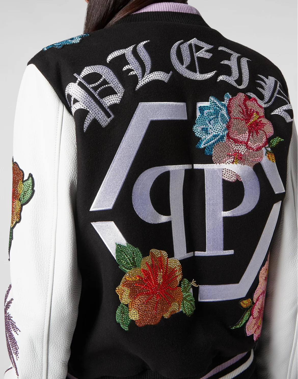 Leather Bomber Hawaii, цвет: Черный