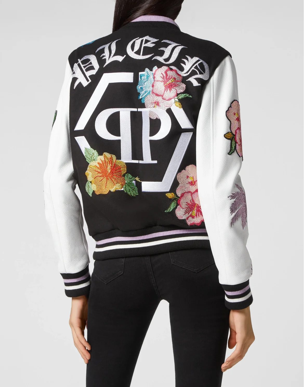 Leather Bomber Hawaii, цвет: Черный