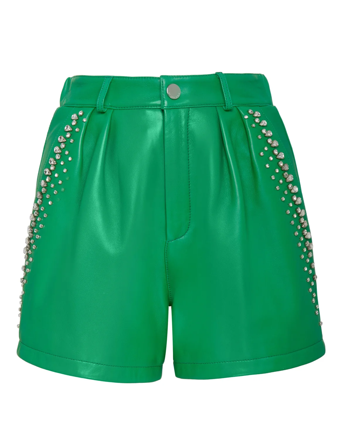 Leather Shorts Crystal, цвет: Зеленый