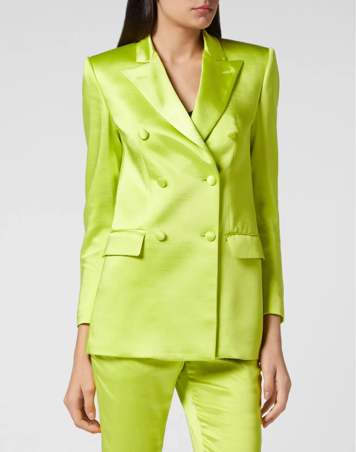 Satin Dandy Blazer, цвет: Желтый