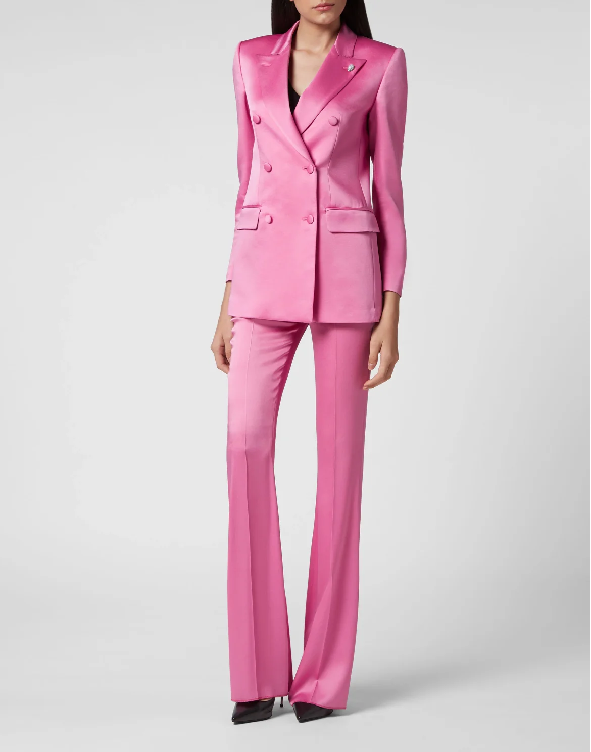 Satin Dandy Blazer, цвет: Розовый