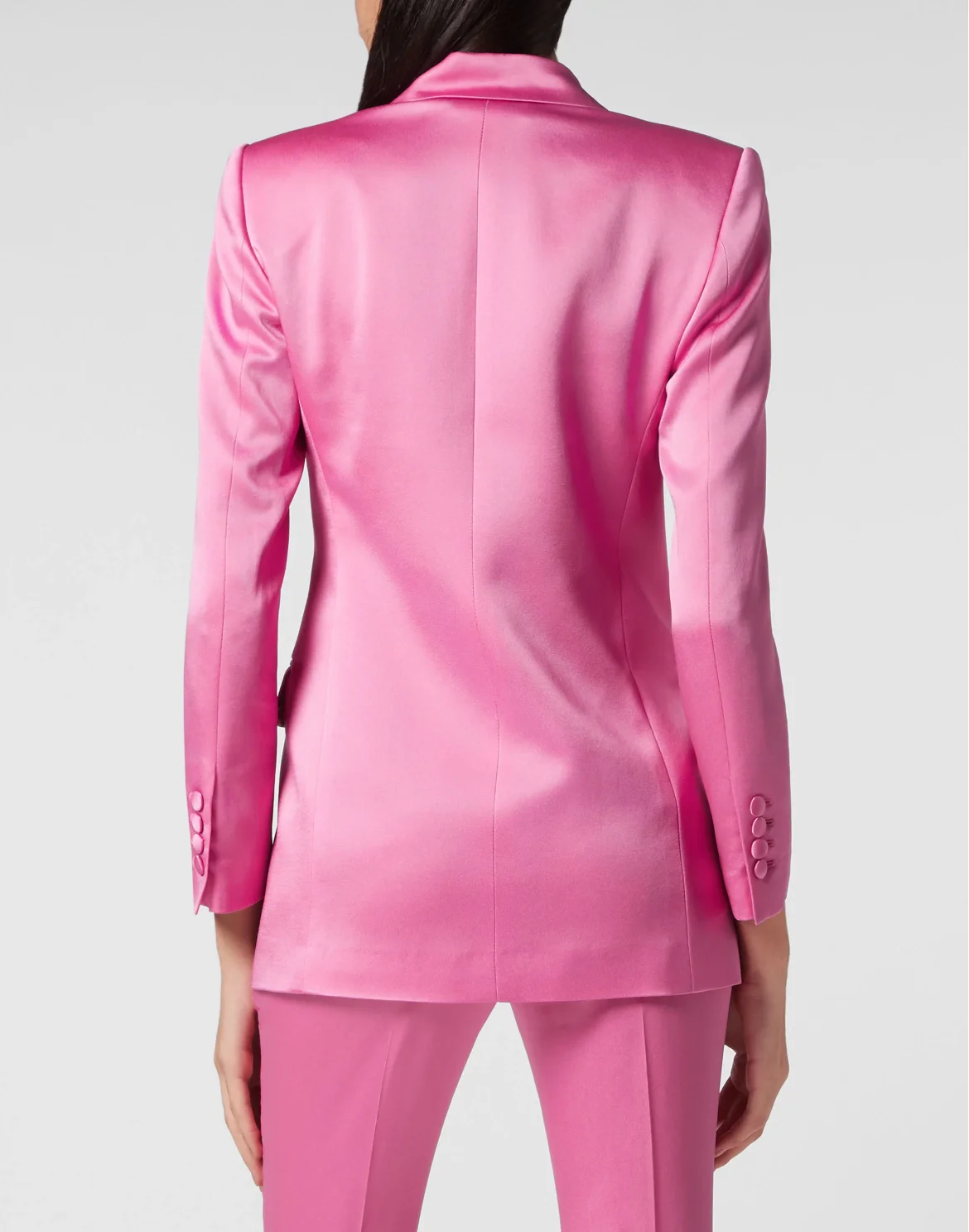 Satin Dandy Blazer, цвет: Розовый