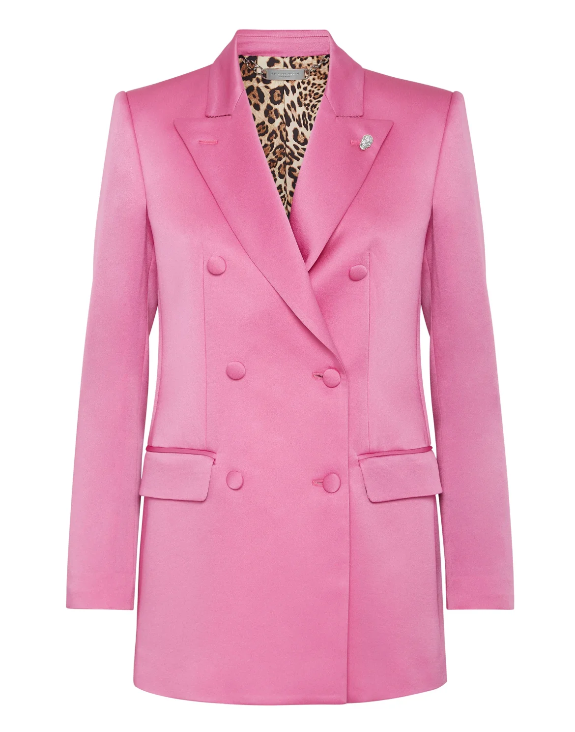 Satin Dandy Blazer, цвет: Розовый
