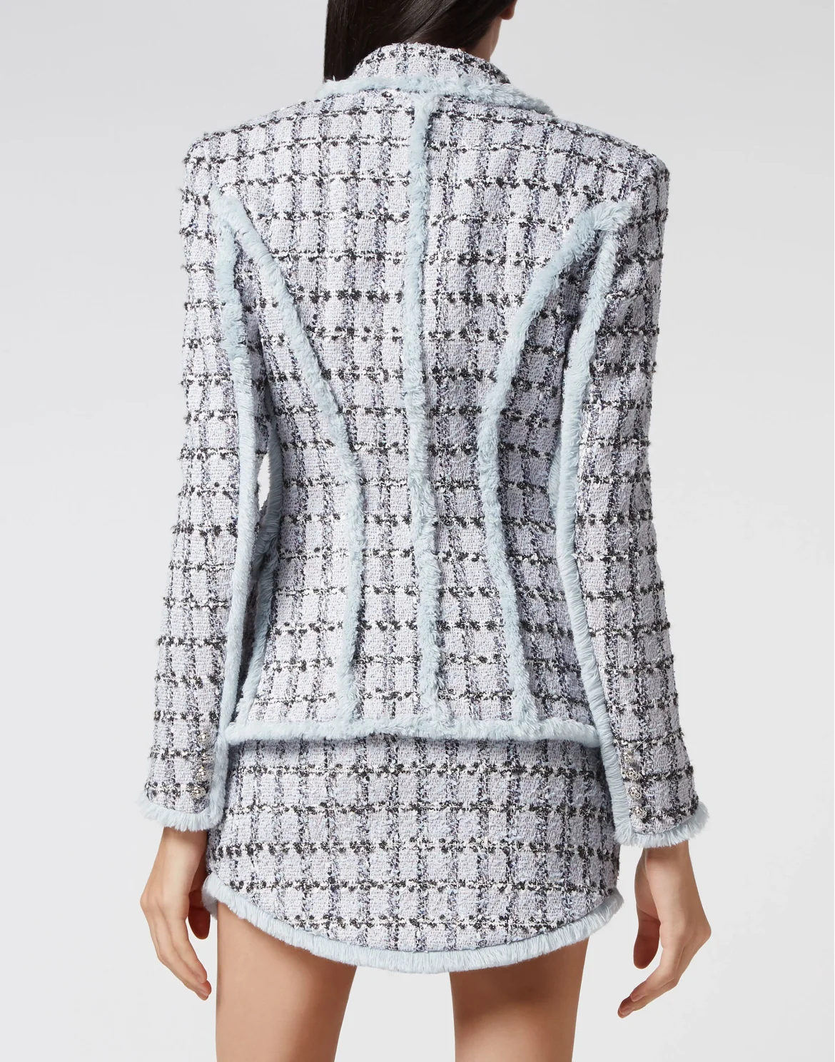Tweed Blazer, цвет: Голубой