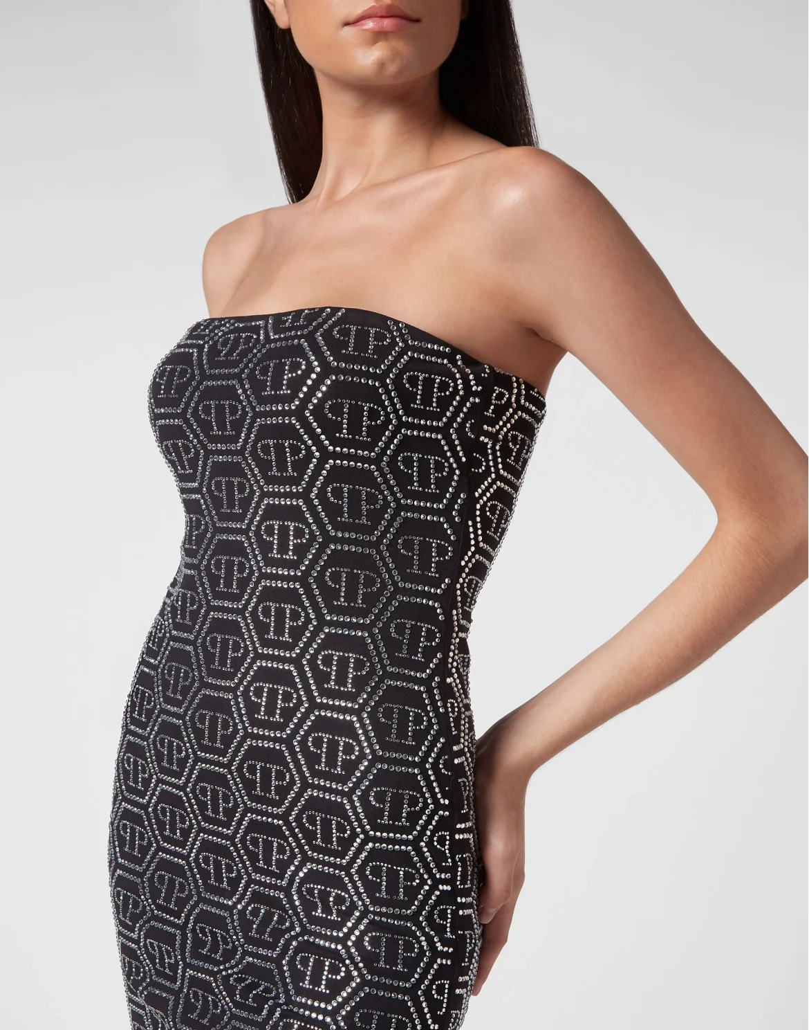 Mini Dress Monogram, цвет: Черный