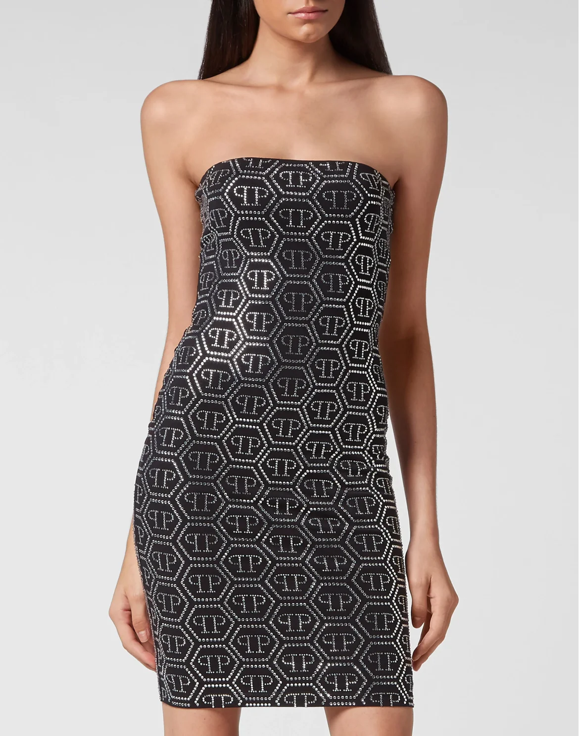 Mini Dress Monogram, цвет: Черный