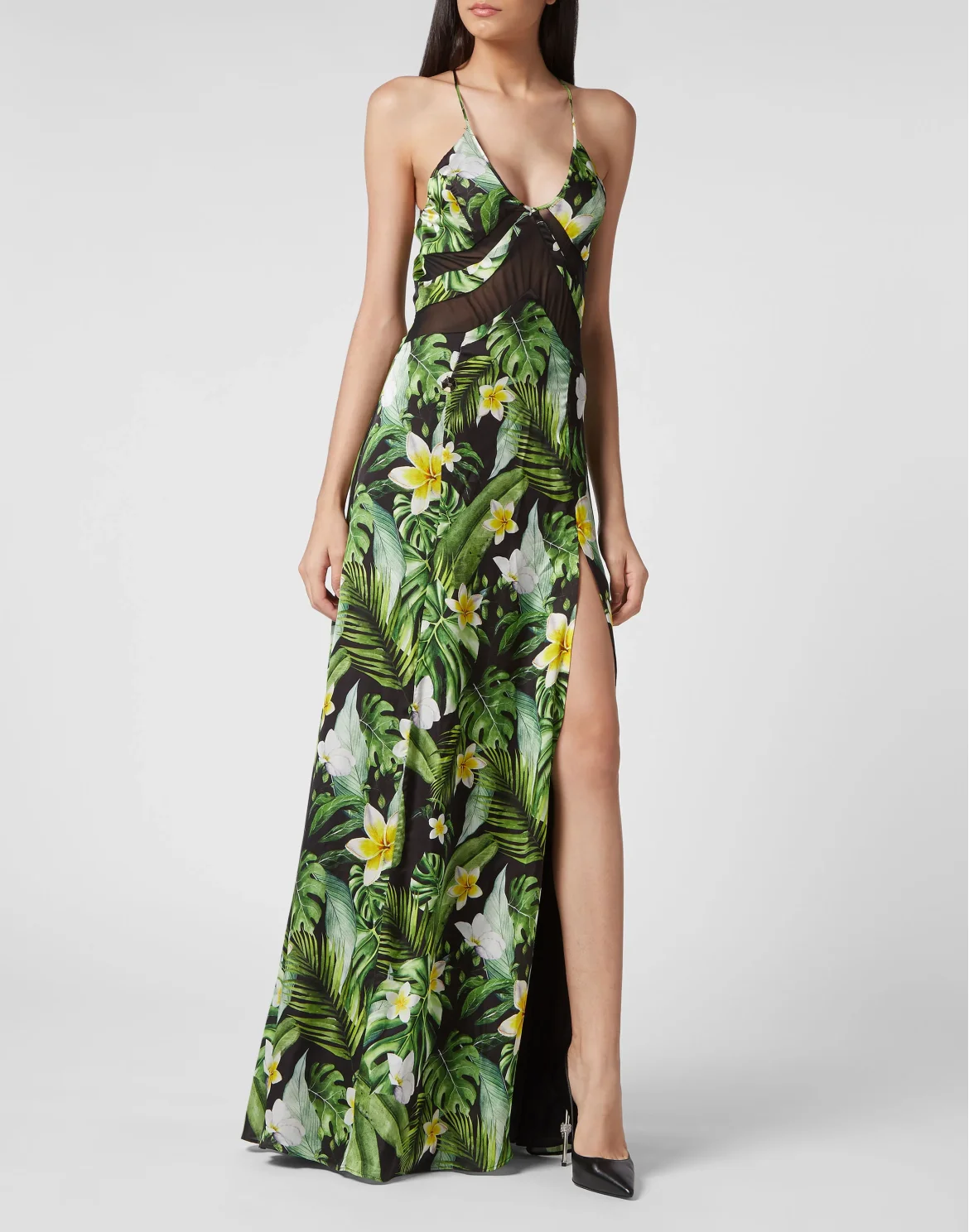 Long Dress Hawaii, цвет: Черный
