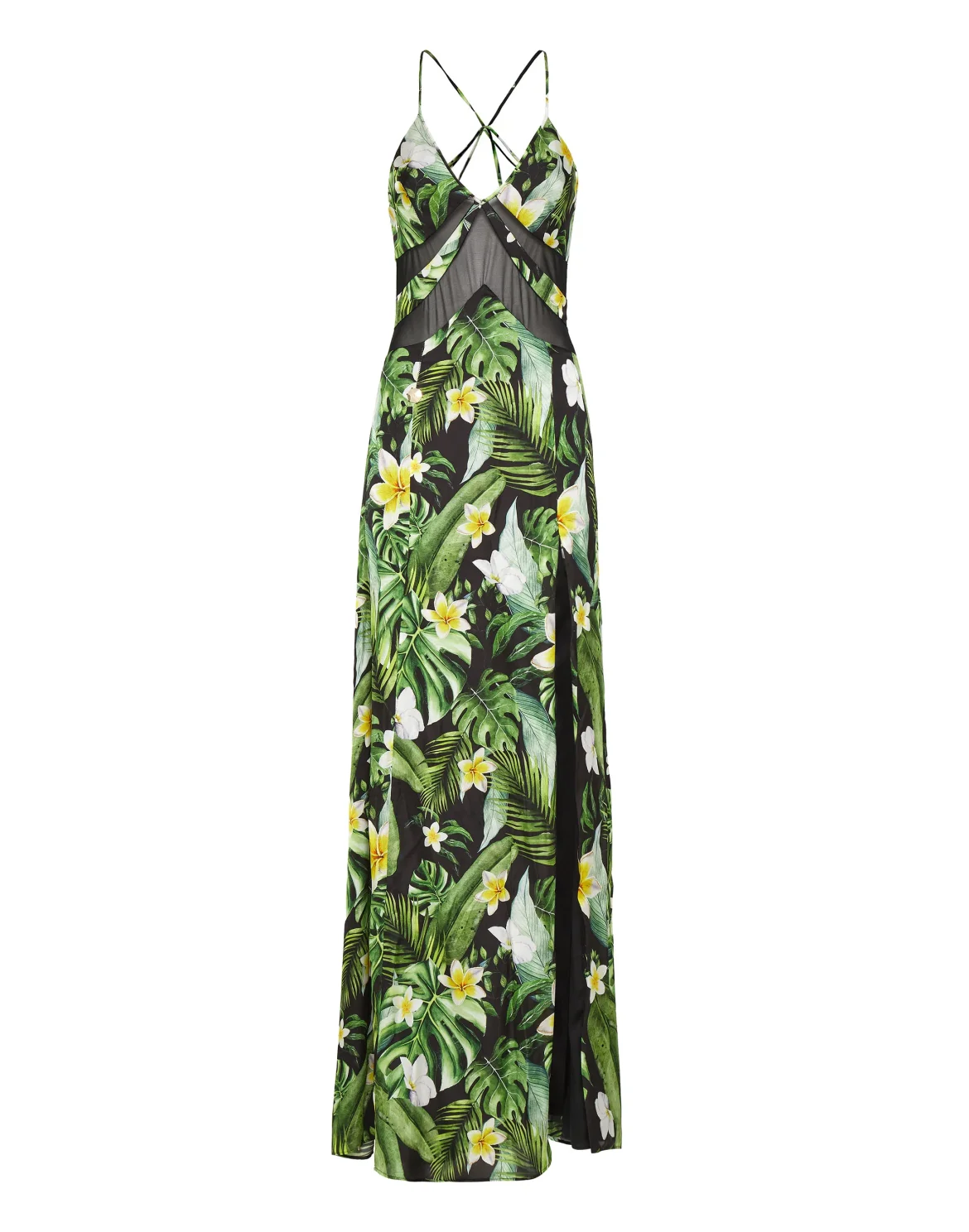Long Dress Hawaii, цвет: Черный