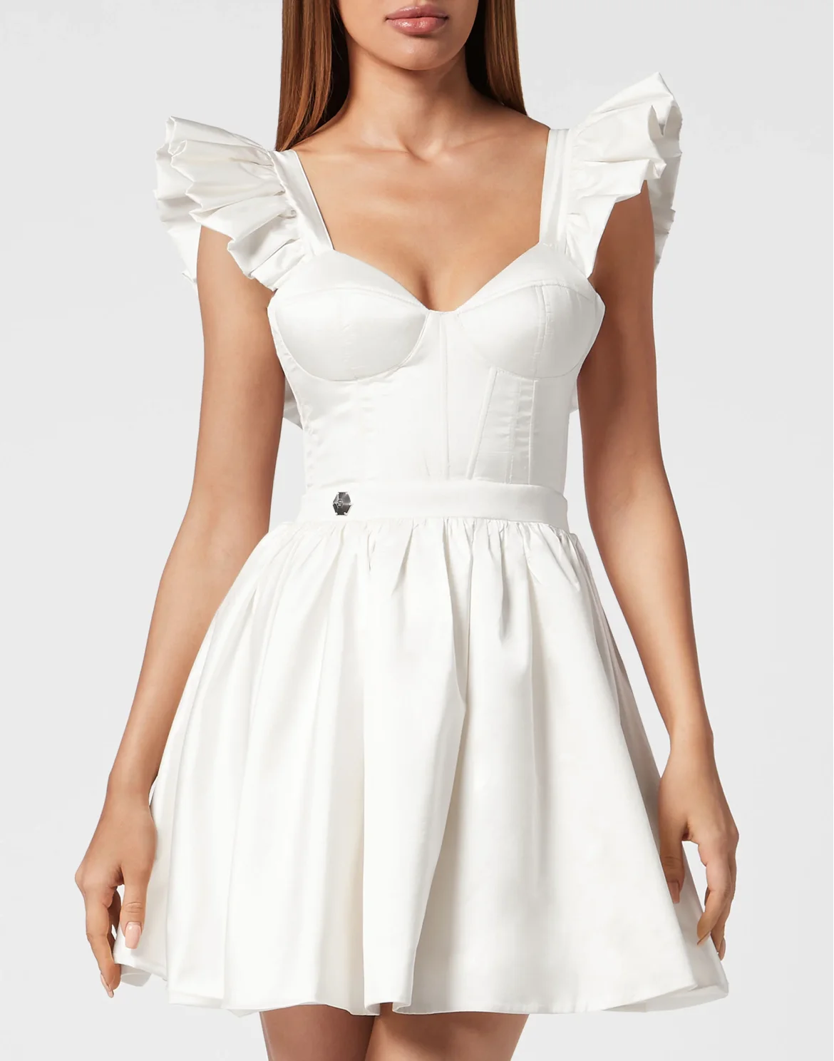 Silk Mini Dress, цвет: Белый