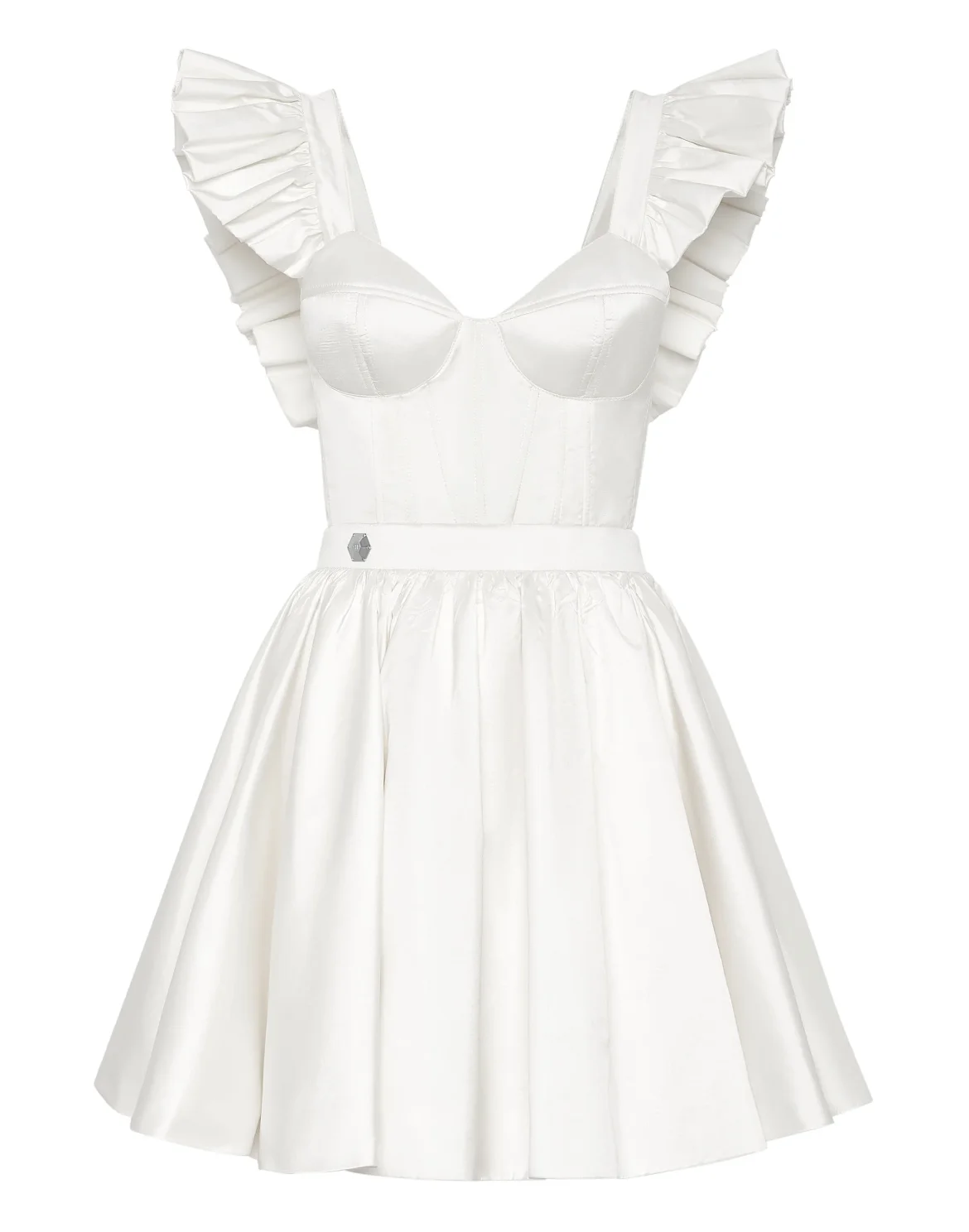 Silk Mini Dress, цвет: Белый