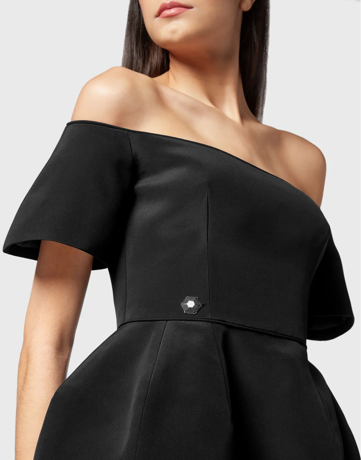 Silk Mini Dress, цвет: Черный