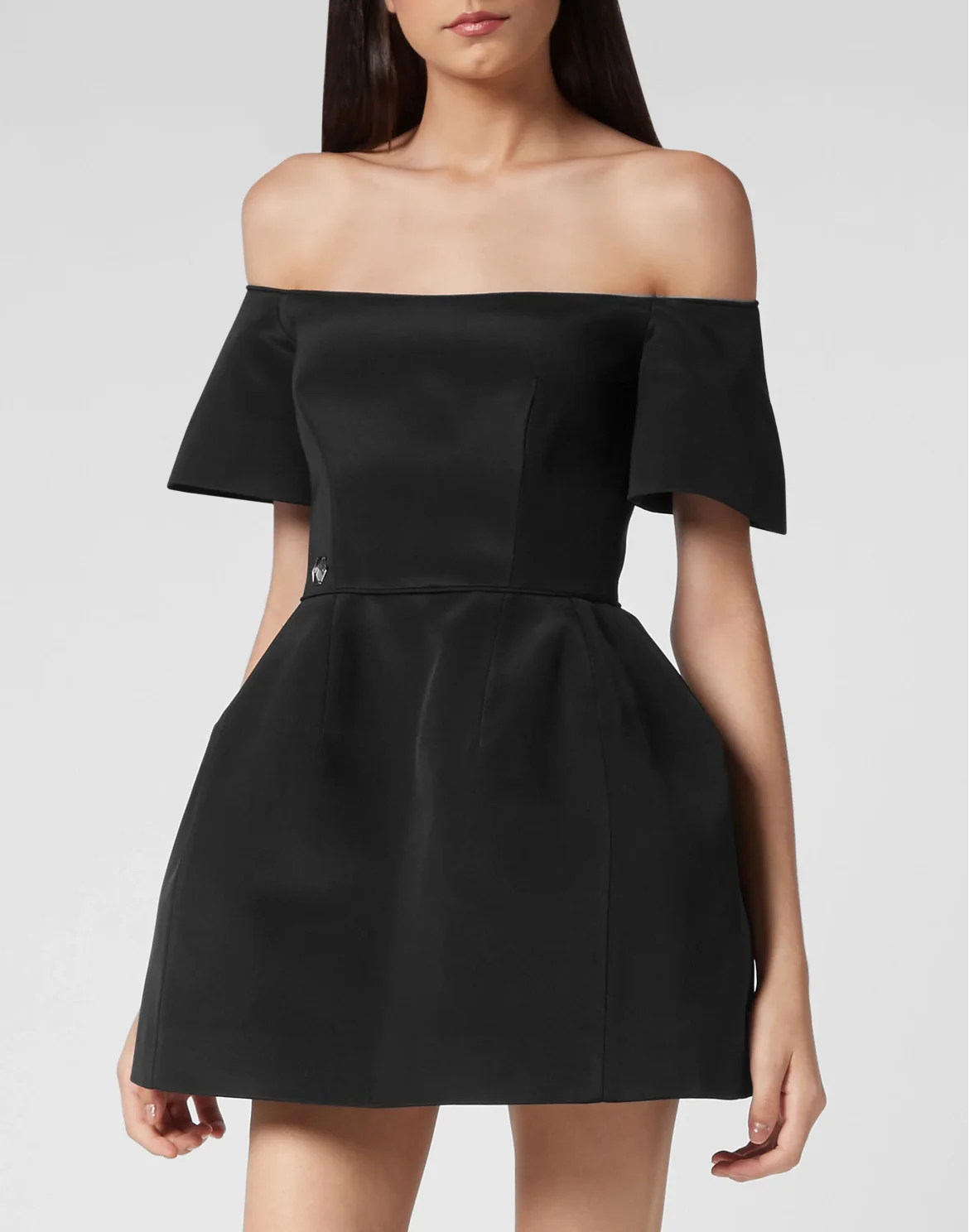 Silk Mini Dress, цвет: Черный