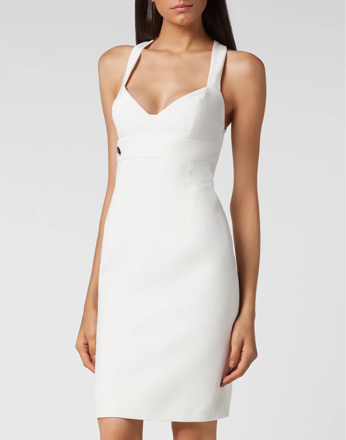 Silk Short Dress, цвет: Белый